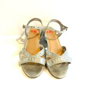 Girl’s Strappy Silver Sandal